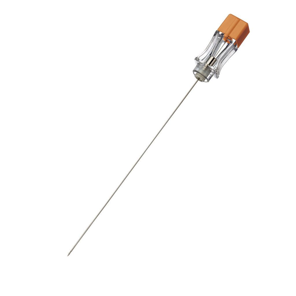 Spinal Needle – Quincke Point 22G x 90mm (Orange)