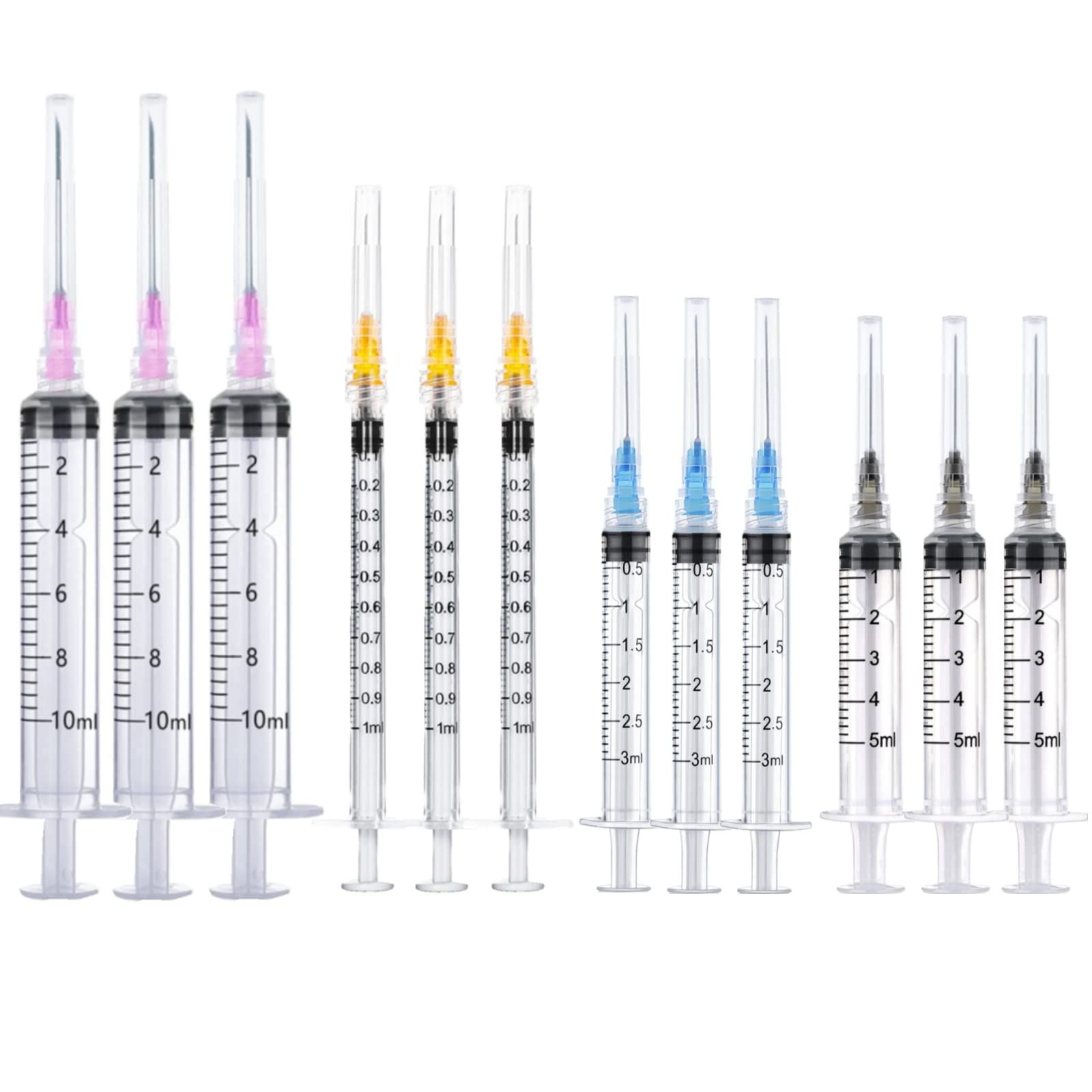 Standard Disposable Syringes (1ml, 2ml, 5ml, 10ml, 20ml, 50ml)