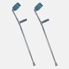 Elbow Crutches – Aluminium (Height Adjustable)